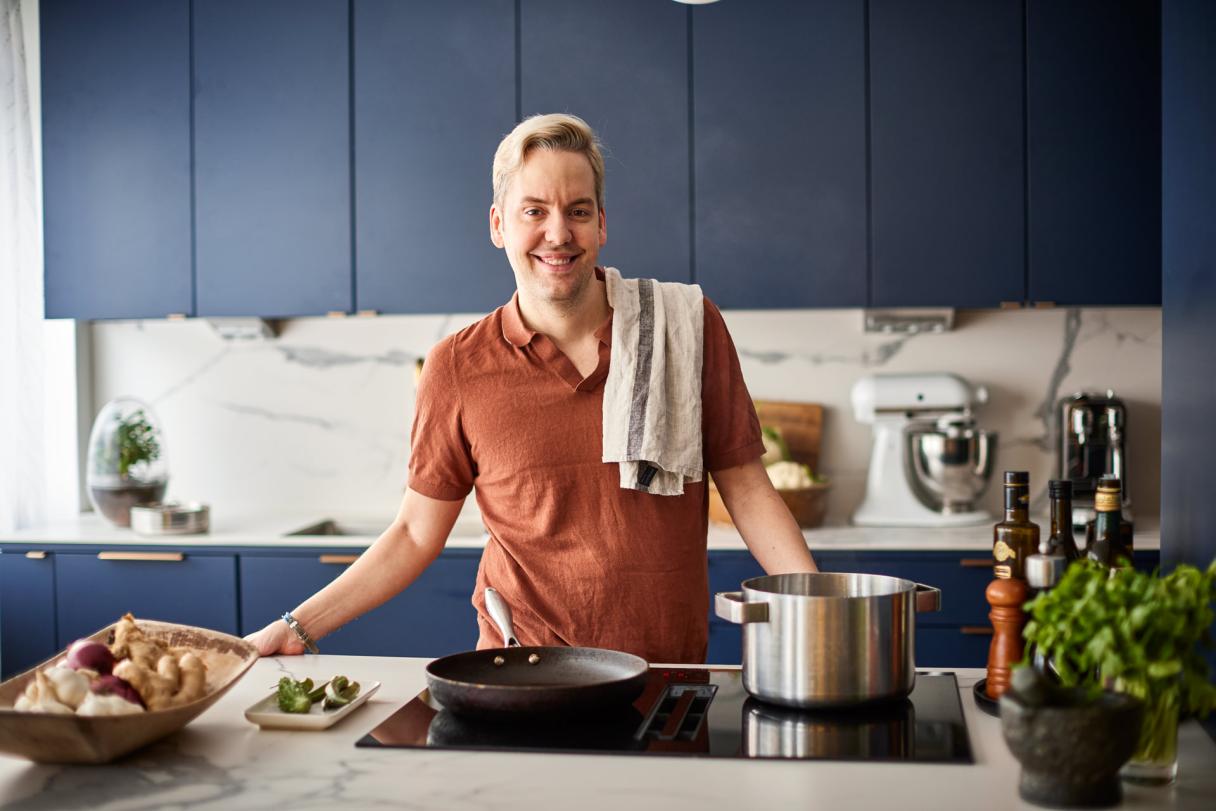 Det ekologiska köket Puustelli Miinus hos Vego-kocken Mattias Kristiansson