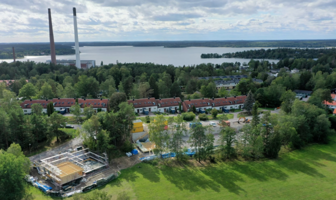 Brf. Designstaden, Valento AB, Exklusiva radhus i Hässelby