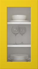 Målad lucka, Motive, PM26LA, Gul (clear glas)