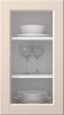 Målad lucka, Pigment, PM40LA, Vanilla Cream (clear glas)