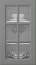 Målad lucka, Pigment, PM40RU, Dust Grey (clear glas)