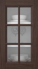 Eklucka, Woody, PP25RU, Pecan (clear glas)