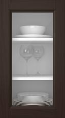 Eklucka, Natural, PP54LA, Mörkbrun (clear glas)