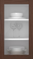 Eklucka, Frame, PP60LA, Pecan (clear glas)