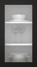 Eklucka, Frame, PP60LA, Svart (clear glas)