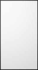 Aluminiumramlucka, Light, TAL30, Svart (Glansig vit)