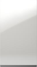Lackad lucka, Variant, TML874A, White, highgloss (ph41 svart handtag)