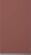 Lackad lucka, Variant, TML874A, Rusty red, matt (ph41 svart handtag)