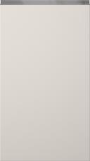Lackad lucka, Variant, TML874Y, Seashell white, matt (ph50 MetalGrey handtag)