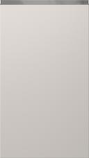 Lackad lucka, Variant, TML874Y, Light grey, satin (ph50 MetalGrey handtag)