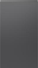 Lackad lucka, Variant, TML874Y, Graphite grey, satin (ph41 svart handtag)