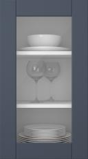 Målad lucka, Stripe, TMU11LA, Ocean (clear glas)