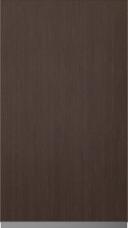 Specialfanerlucka Classic TP47P4A, Mörkbrun (ph41 svart handtag)