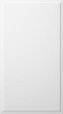 Specialfanerlucka, M-Format, TP68P, Arctic White