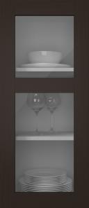 Eklucka, M-Concept, WS21KPOLA2, Mörk choklad (clear glas)