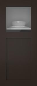 Eklucka, M-Concept, WS21KPOLA, Mörk choklad (clear glas)