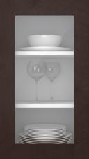 Björklucka, M-Concept, WS21LA, Mörkbrun (clear glas)