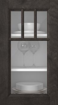 Björklucka, Woody, PP25KA, Espresso (clear glas)