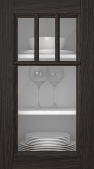 Eklucka, Woody, PP25KA, Espresso (clear glas)