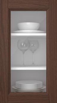 Eklucka, Woody, PP25LA, Pecan (clear glas)