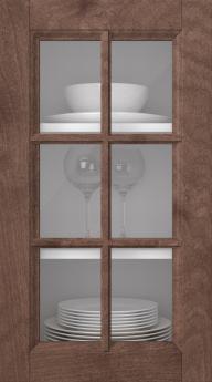 Björklucka, Woody, PP25RU, Pecan (clear glas)