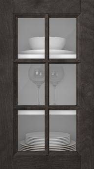 Björklucka, Woody, PP25RU, Espresso (clear glas)