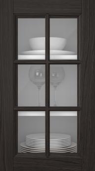 Eklucka, Woody, PP25RU, Espresso (clear glas)