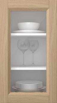 Eklucka, Natural, PP54LA, Ljus ek (clear glas)