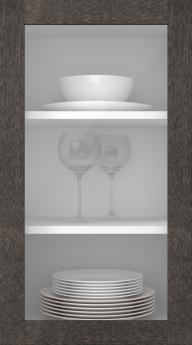 Björklucka, Frame, PP60LA, Mörkgrå, Lackad (clear glas)