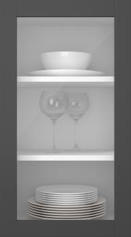 Björklucka, Frame, PP60LA, Graphite Grey (clear glas)