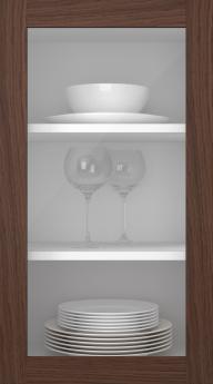 Eklucka, Frame, PP60LA, Pecan (clear glas)