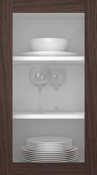 Eklucka, Frame, PP60LA, Pecan (clear glas)