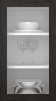 Eklucka, Frame, PP60LA, Espresso (clear glas)