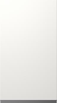 Lackad lucka, Variant, TML874A, White, satin (ph41 svart handtag)