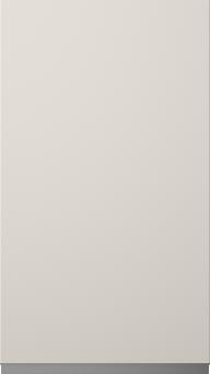 Lackad lucka, Variant, TML874A, Seashell white, matt (ph41 svart handtag)