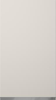 Lackad lucka, Variant, TML874A, Seashell white, matt (ph50 MetalGrey handtag)