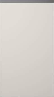 Lackad lucka, Variant, TML874Y, Seashell white, matt (ph41 svart handtag)