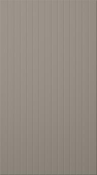 Målad lucka, Groove, TMU73, Stone Grey