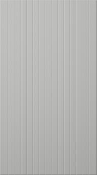 Målad lucka, Groove, TMU73, Light Grey