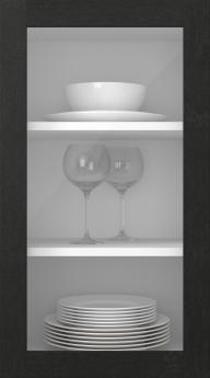 Björklucka, Elegant, TP60LA, Svart (clear glas)