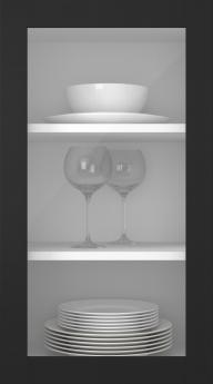 Björklucka, Elegant, TP60LA, Antracite (clear glas)