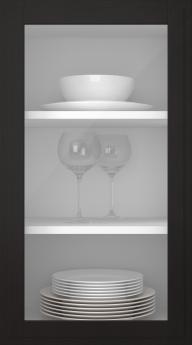 Björklucka, Format, TP68LA, Svart (clear glas)