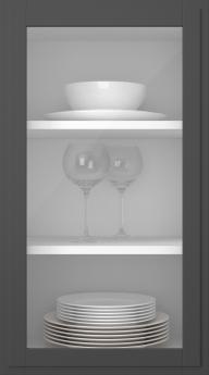 Björklucka, Format, TP68LA, Graphite Grey (clear glas)