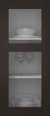 Eklucka, M-Concept, WS21KPOLA2, Mörk choklad (clear glas)