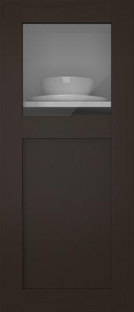 Eklucka, M-Concept, WS21KPOLA, Mörk choklad (clear glas)