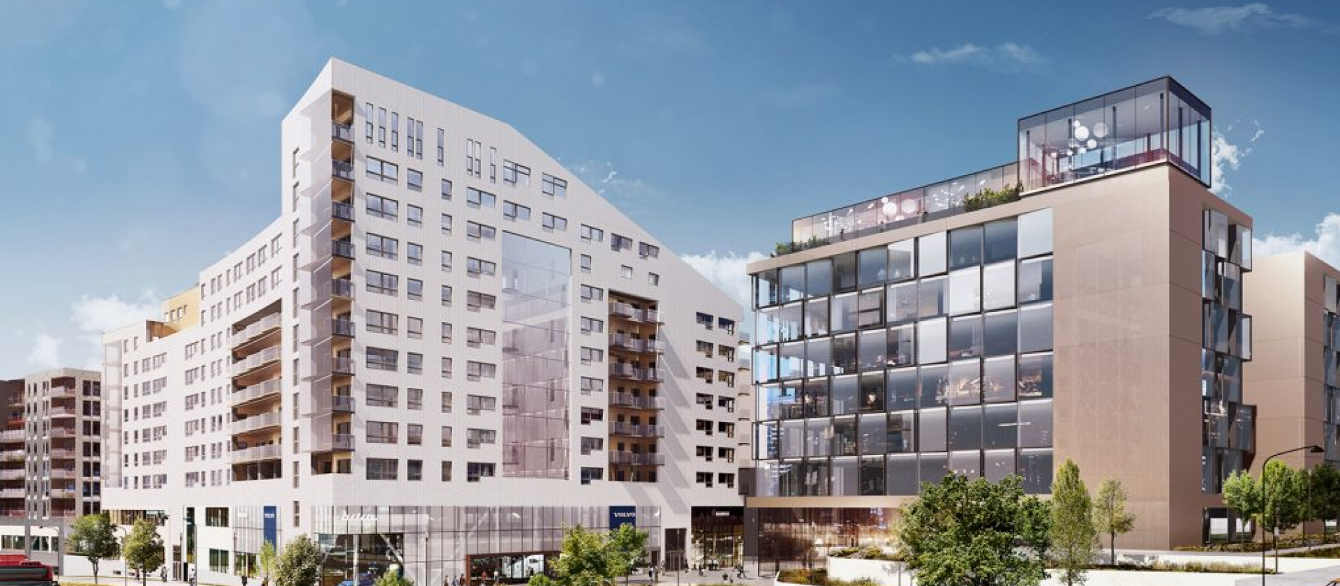 Stora Frösunda 2, Zengun AB, Nyproduktion Flerbostadshus Solna