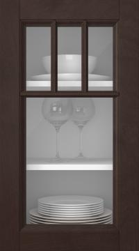 Björklucka, Woody, PP25KA, Mörkbrun (clear glas)