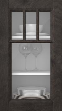Björklucka, Woody, PP25KA, Espresso (clear glas)