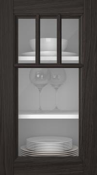Eklucka, Woody, PP25KA, Espresso (clear glas)