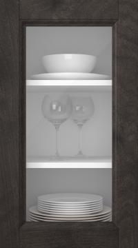 Björklucka, Woody, PP25LA, Espresso (clear glas)